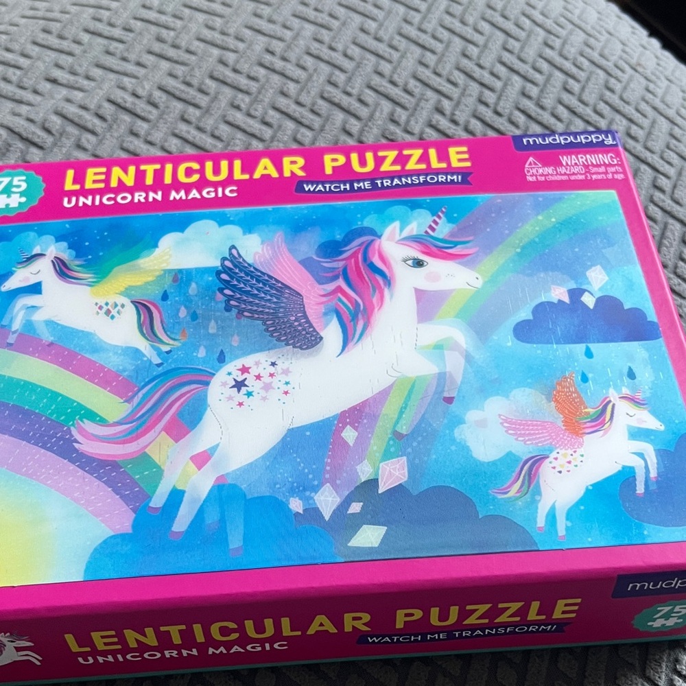 Unicorn Magic - 75 Piece - Lenticular Puzzle - Make an offer!